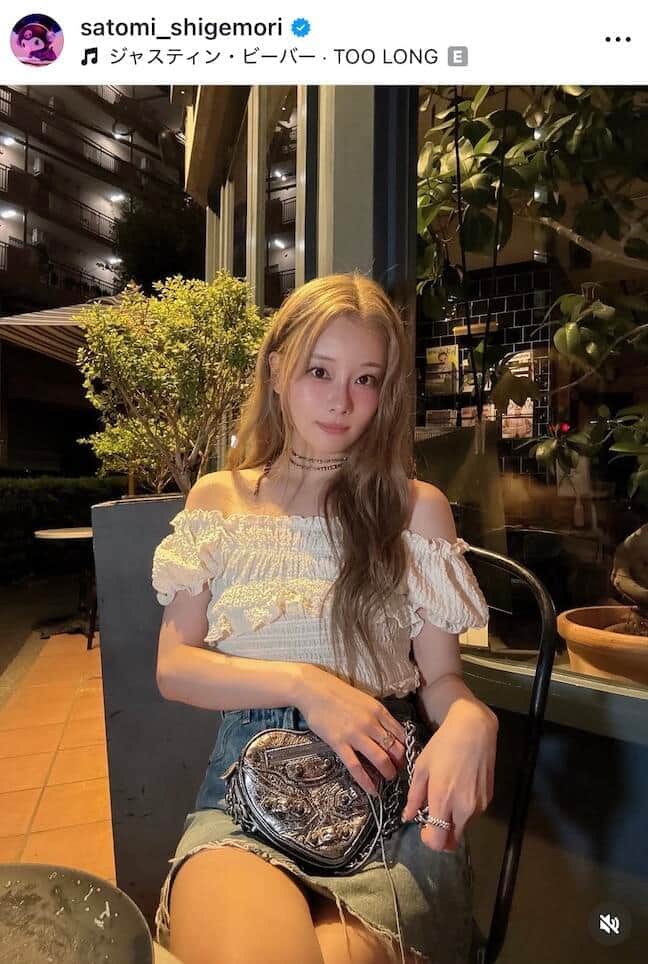 重盛さと美さんのインスタグラム（＠satomi_shigemori）より