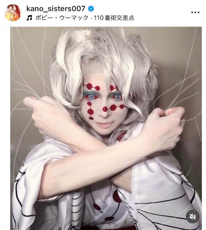 叶姉妹のインスタグラム（＠kano_sisters007）より