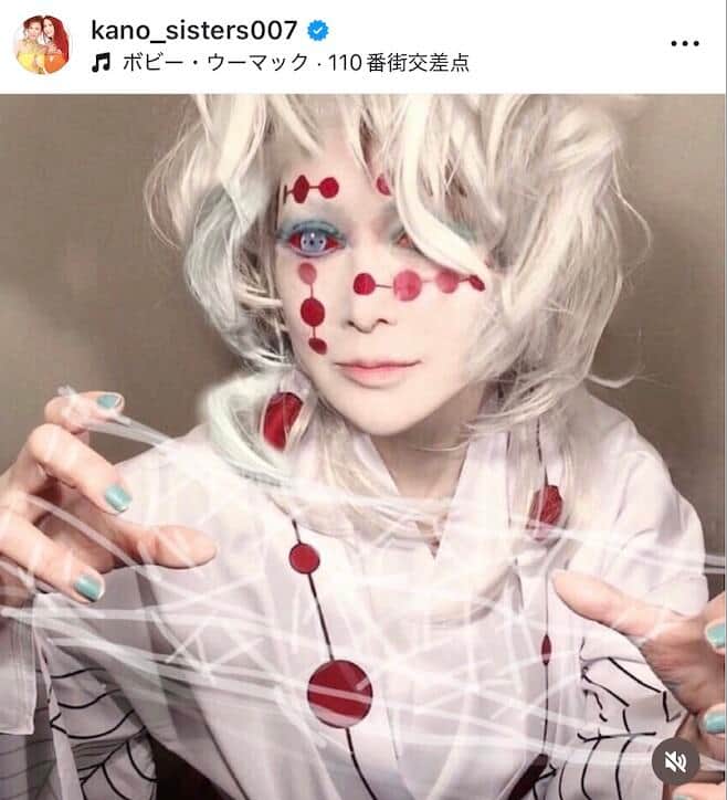 叶姉妹のインスタグラム（＠kano_sisters007）より