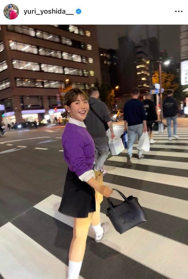 吉田優利選手のインスタグラム（＠yuri_yoshida__）より