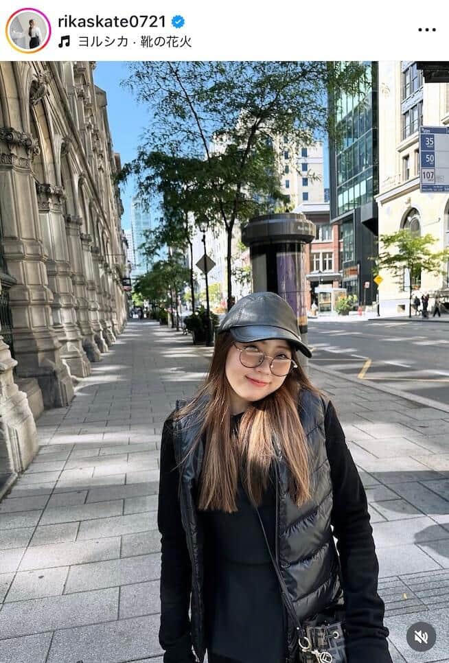紀平梨花さんのインスタグラム（＠rikaskate0721）より