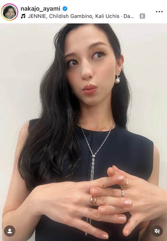 中条あやみさんのインスタグラム（＠nakajo_ayami）より