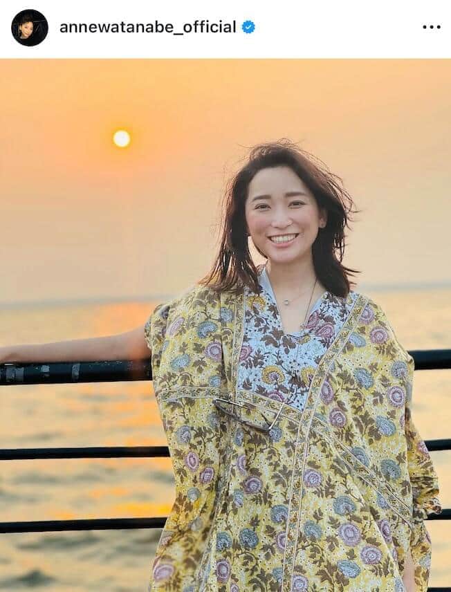 杏さんのインスタグラム（＠annewatanabe_official）より