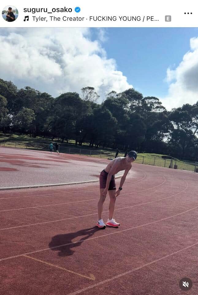 大迫傑選手のインスタグラム（＠suguru_osako）より