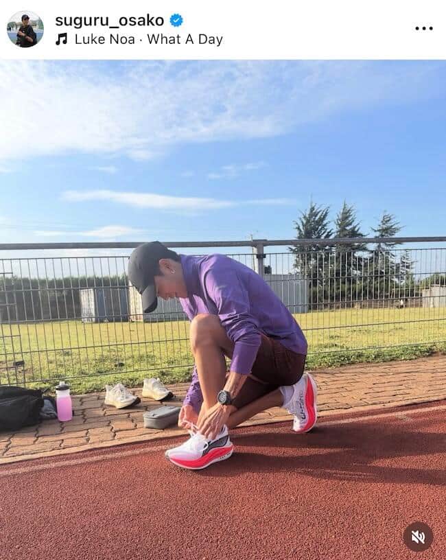 大迫傑選手のインスタグラム（＠suguru_osako）より