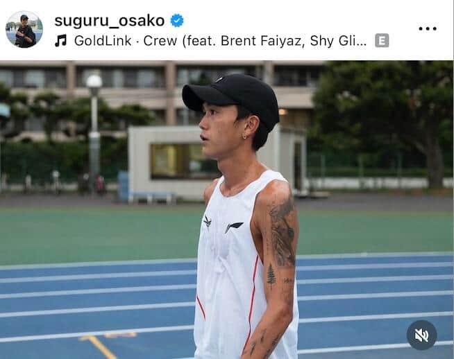 大迫傑選手のインスタグラム（＠suguru_osako）より