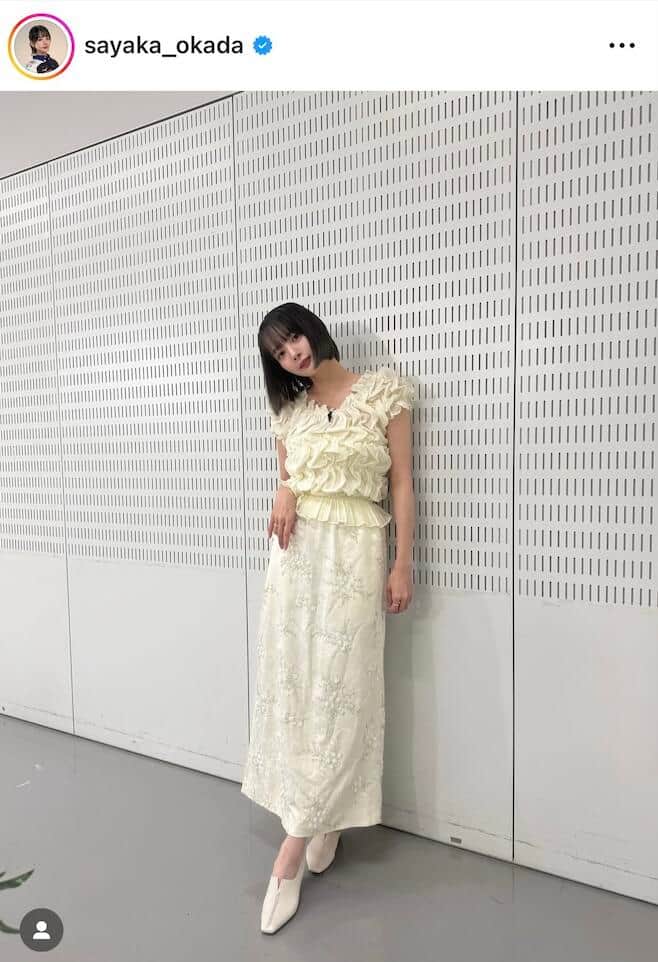 岡田紗佳さんのインスタグラム（＠sayaka_okada）より