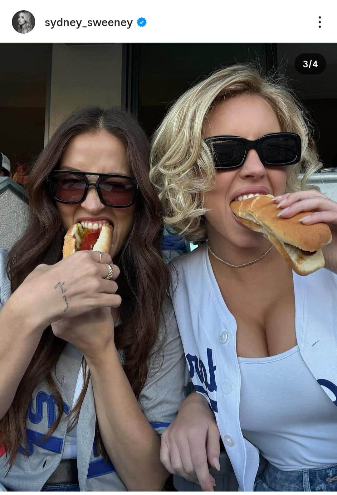 シドニー・スウィーニーさんのインスタグラム（＠sydney_sweeney）より