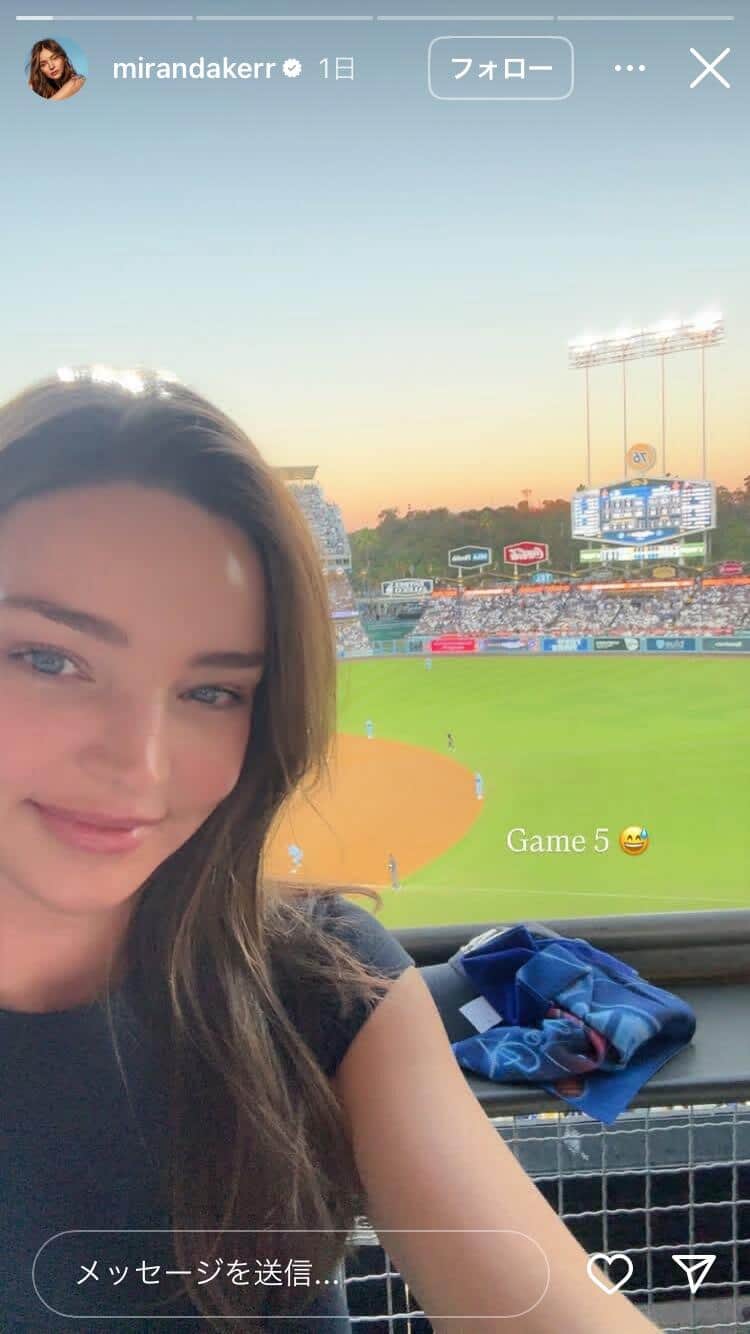 ミランダ・カーさんのインスタグラム（＠mirandakerr）より