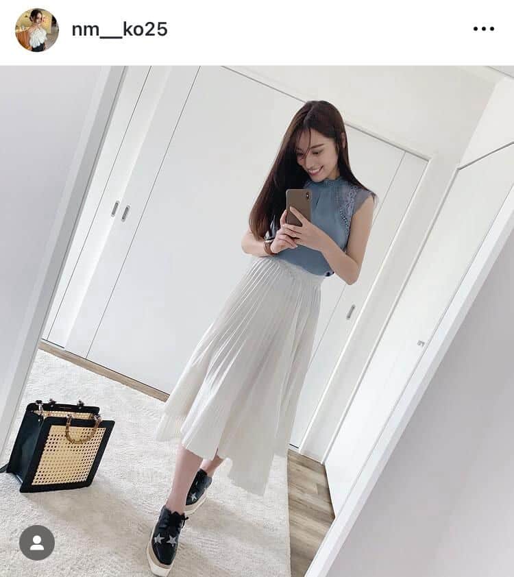 中日・柳裕也の妻・真子さんのインスタグラム（＠nm__ko25）より