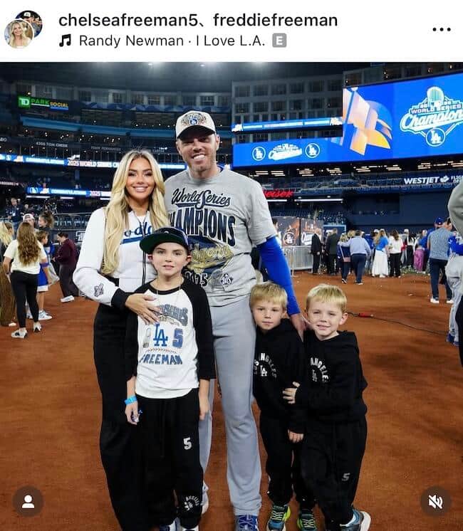 チェルシー・フリーマンさんのインスタグラム（＠chelseafreeman5）より