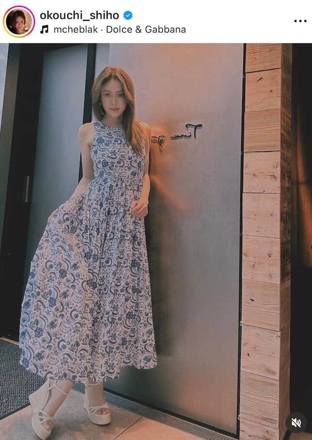 大河内志保さんのインスタグラム（＠okouchi_shiho）より