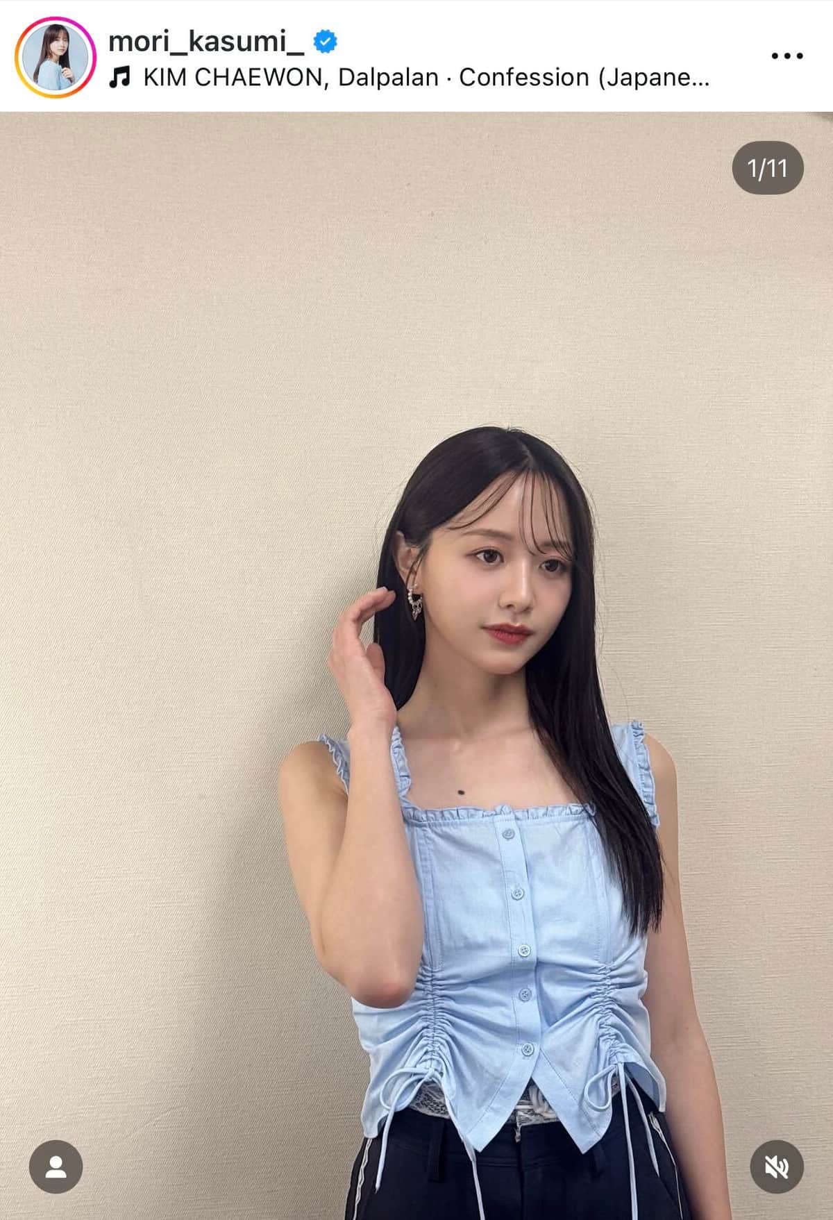 森香澄さんのインスタグラム（＠mori_kasumi_）より

