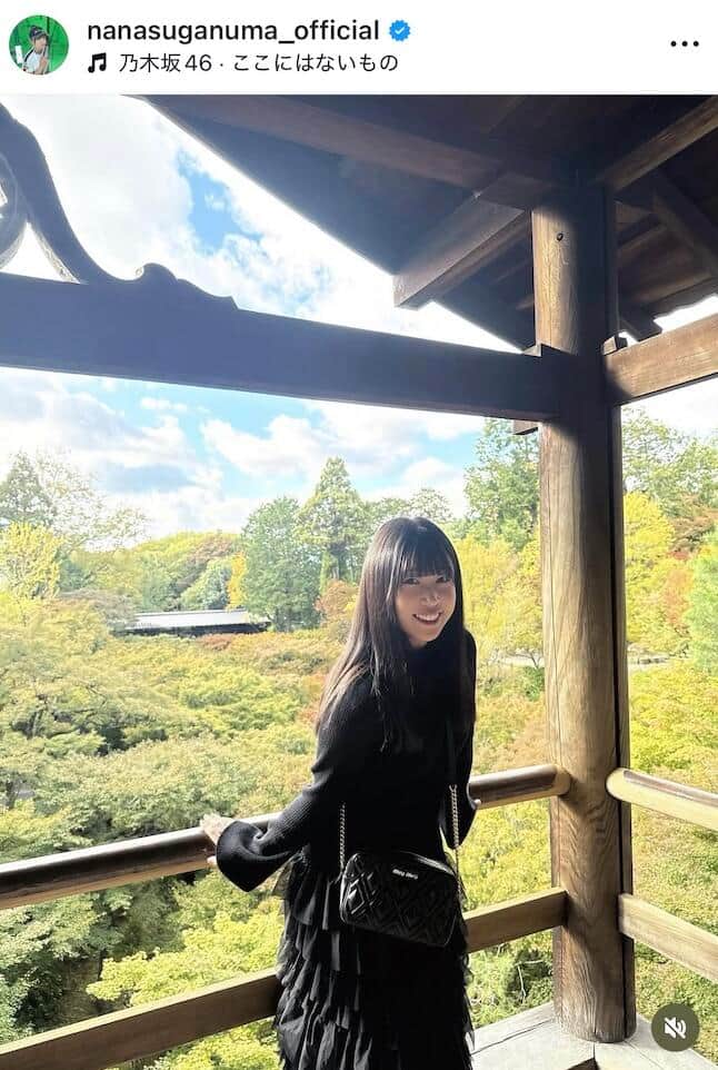 菅沼菜々さんのインスタグラム（＠nanasuganuma_official）より
