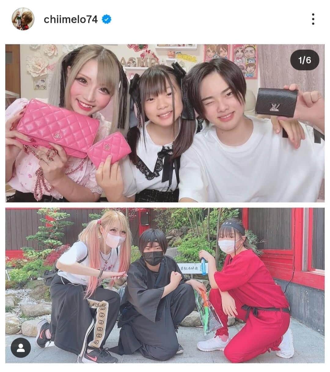 ちいめろさんのインスタグラム（＠chiimelo74）より