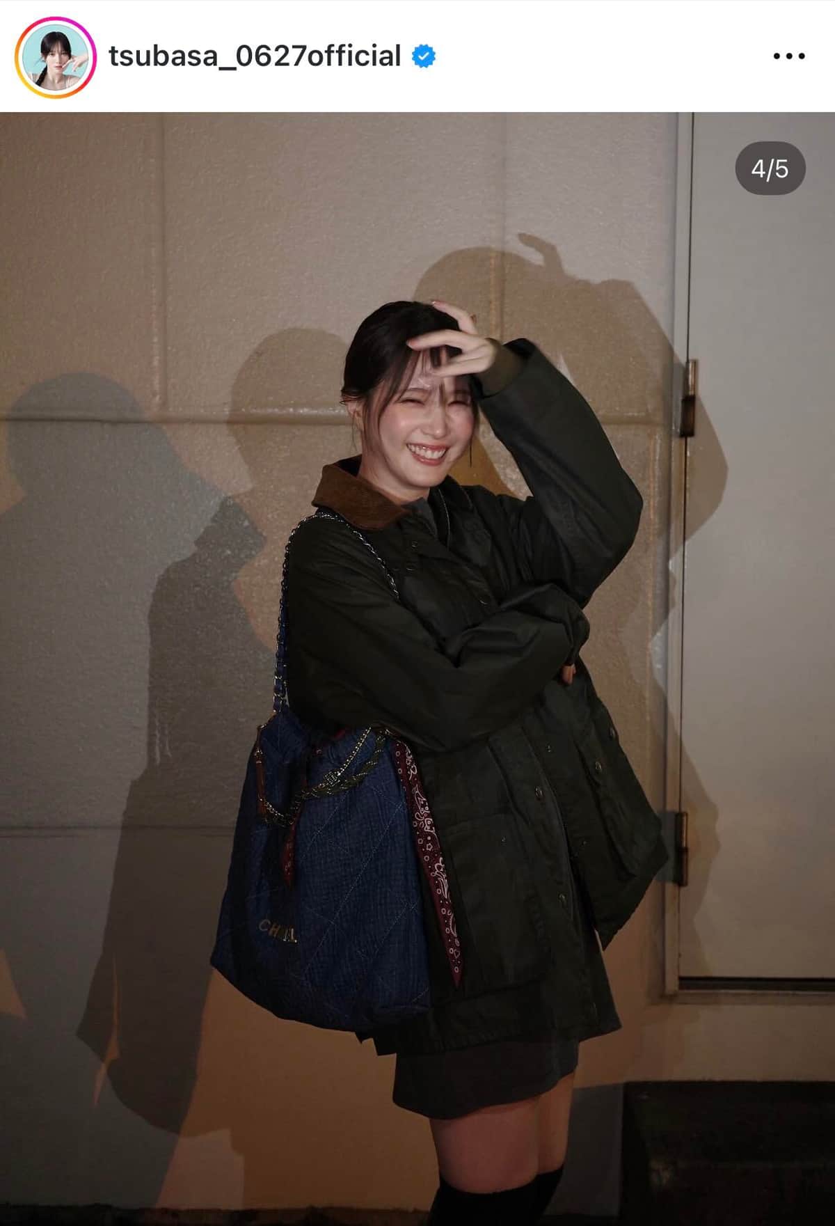 本田翼さんのインスタグラム（＠tsubasa_0627official）より