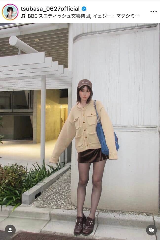 本田翼さんのインスタグラム（＠tsubasa_0627official）より