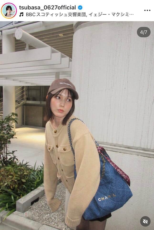 本田翼さんのインスタグラム（＠tsubasa_0627official）より