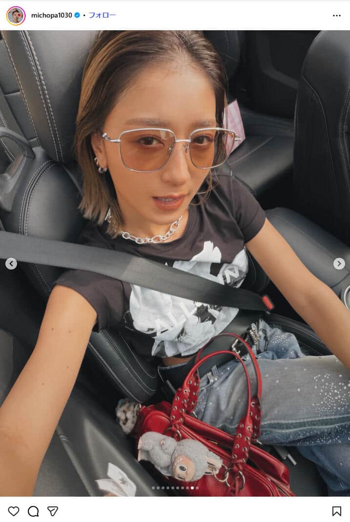 池田美優さんのインスタグラム（＠michopa1030）より
