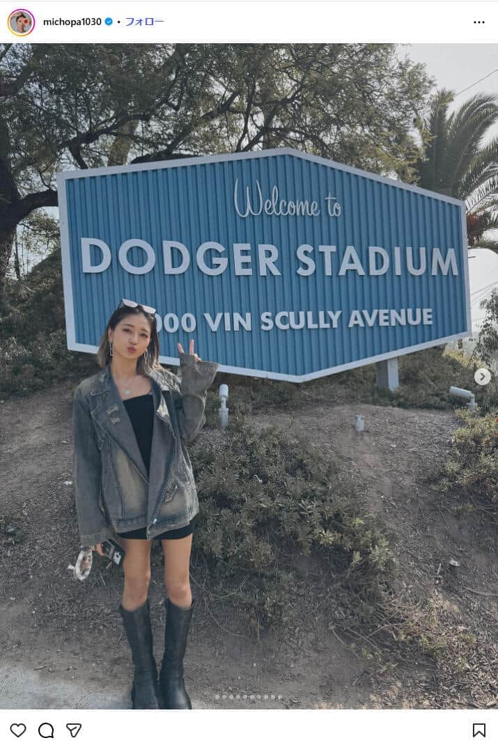 池田美優さんのインスタグラム（＠michopa1030）より