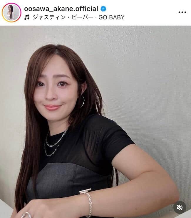 大沢あかねさんのインスタグラム（＠oosawa_akane.official）より