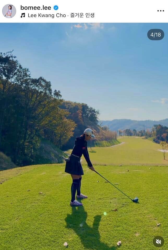 イ・ボミさんのインスタグラム（＠bomee.lee）より