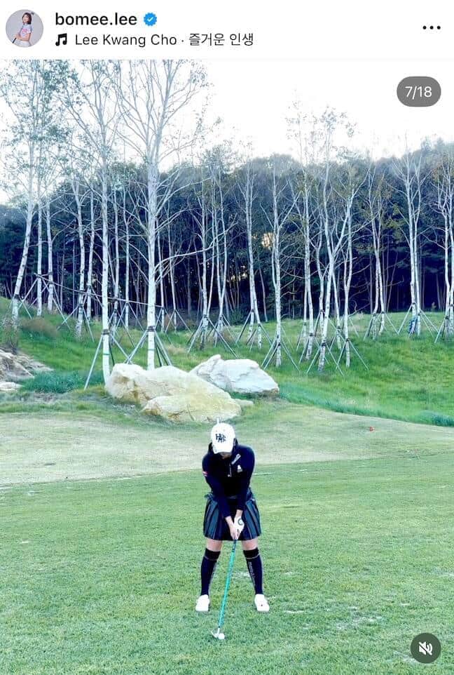 イ・ボミさんのインスタグラム（＠bomee.lee）より