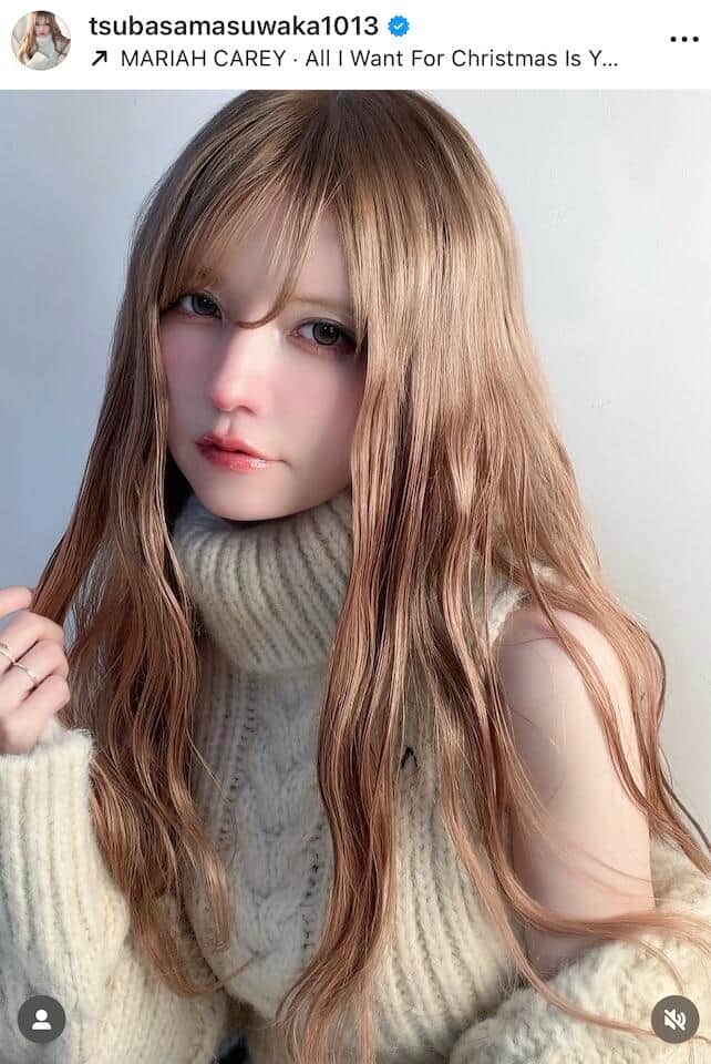 益若つばささんのインスタグラム（＠tsubasamasuwaka1013）より