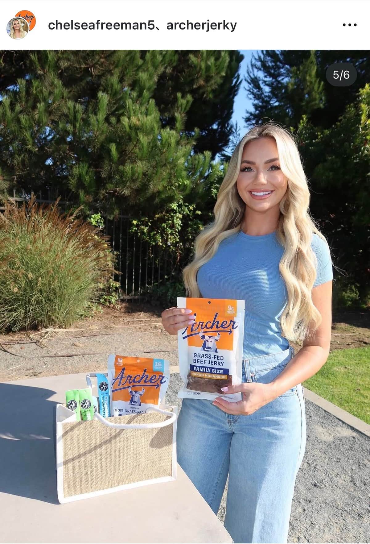 チェルシー・フリーマンさんのインスタグラム（＠chelseafreeman5）より