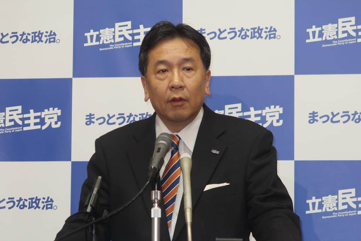 枝野幸男氏（2020年1月撮影）