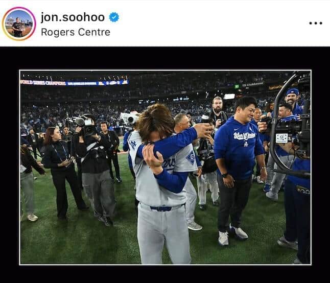 ジョン・スーフーさんのインスタグラム（＠jon.soohoo）より