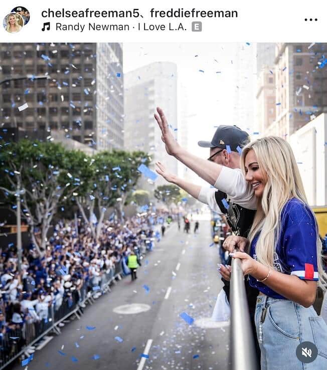 チェルシー・フリーマンさんのインスタグラム（＠chelseafreeman5）より