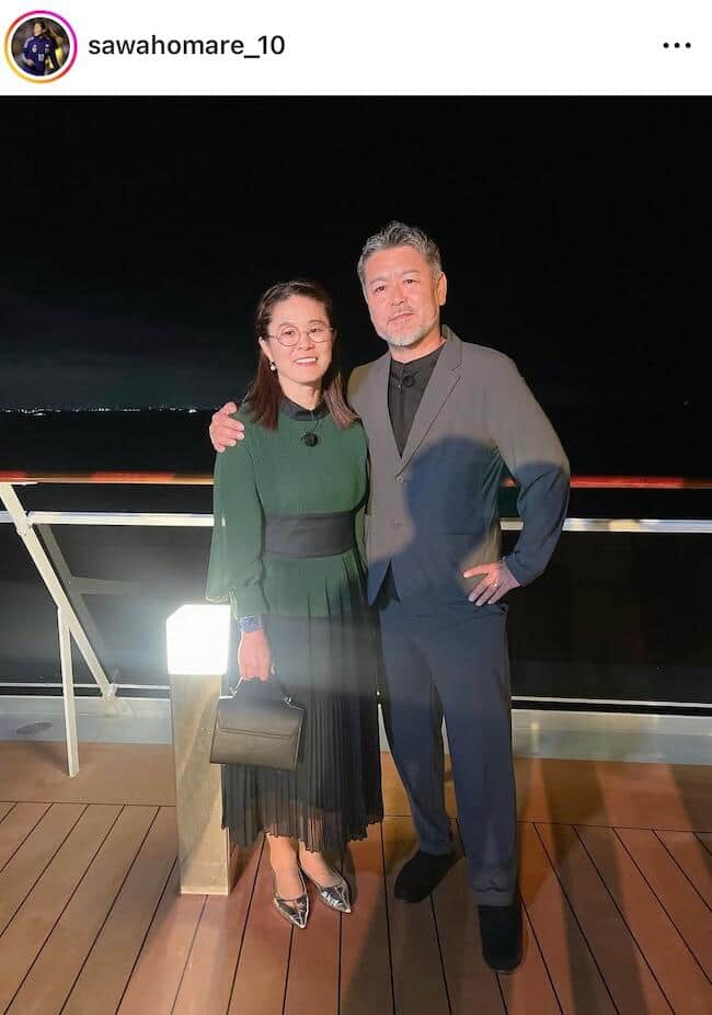 澤穂希さんのインスタグラム（＠sawahomare_10）より