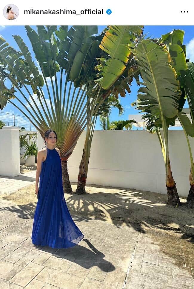 中島美嘉さんのインスタグラム（＠mikanakashima_official）より