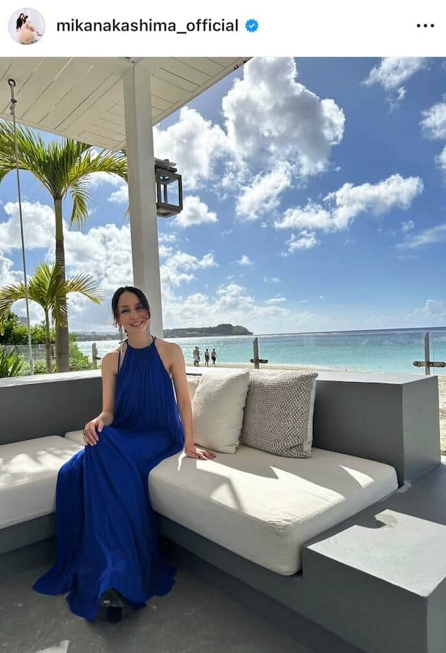 中島美嘉さんのインスタグラム（＠mikanakashima_official）より