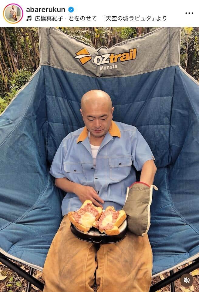 あばれる君のインスタグラム（＠abarerukun）より