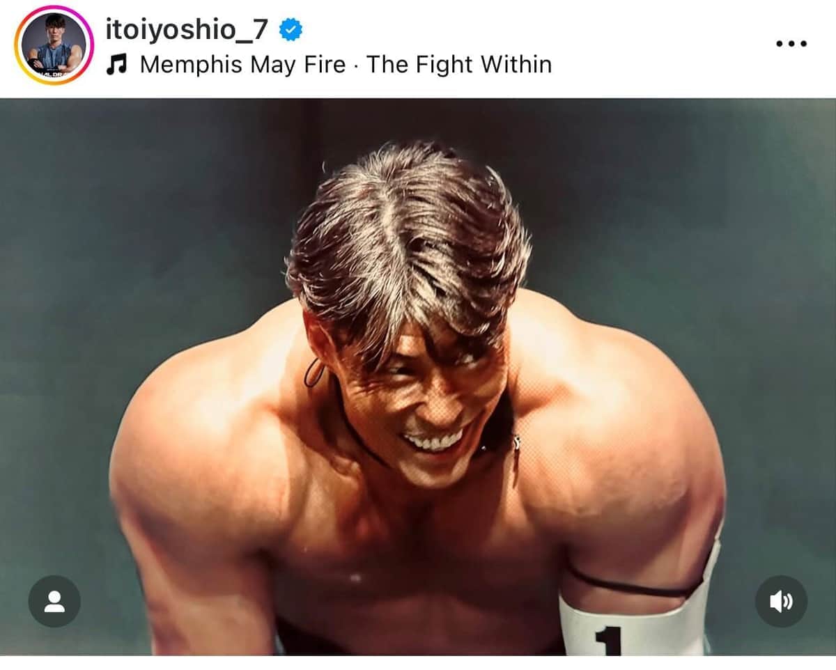 白い歯を見せる糸井氏（本人イスタグラムより）