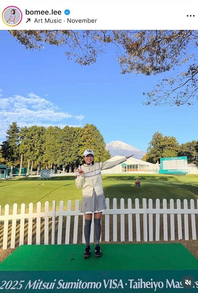 イ・ボミさんのインスタグラム（＠bomee.lee）より
