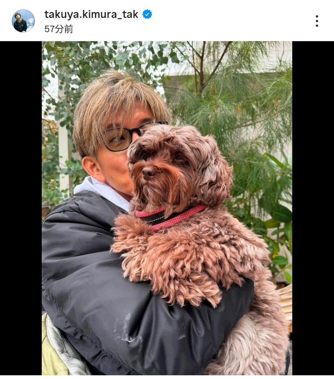 木村拓哉さんのインスタグラム（＠takuya.kimura_tak）より