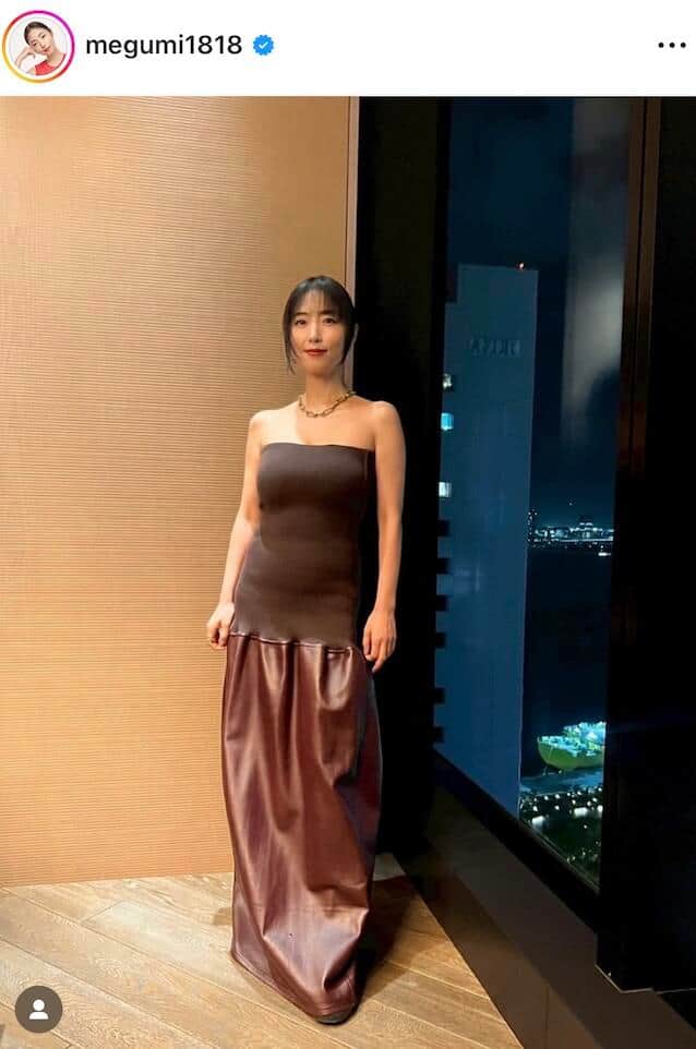 MEGUMIさんのインスタグラム（＠megumi1818）より