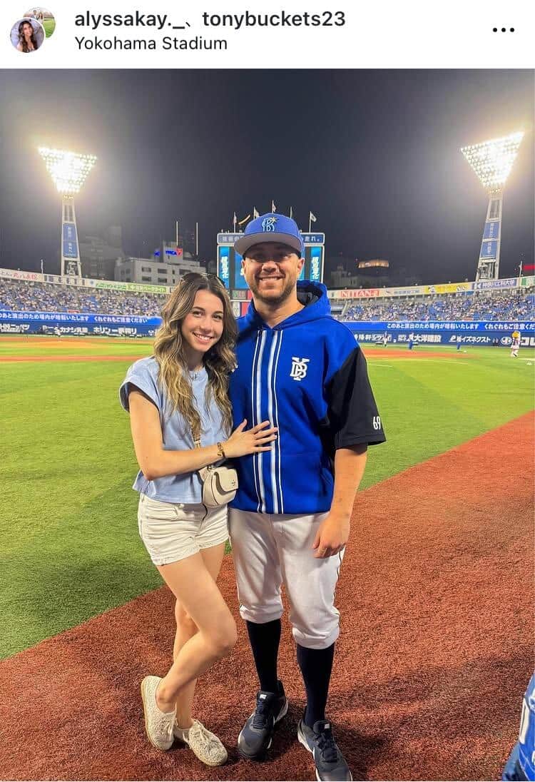 アンソニー・ケイ投手のインスタグラム（＠tonybuckets23）より