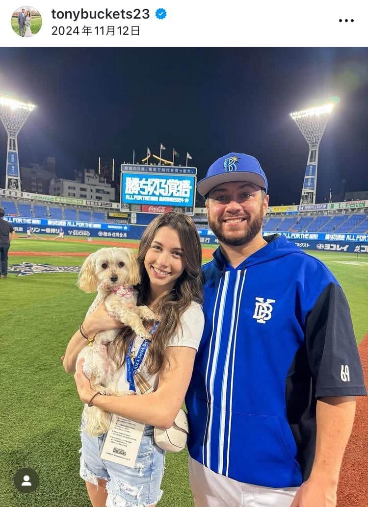 アンソニー・ケイ投手のインスタグラム（＠tonybuckets23）より