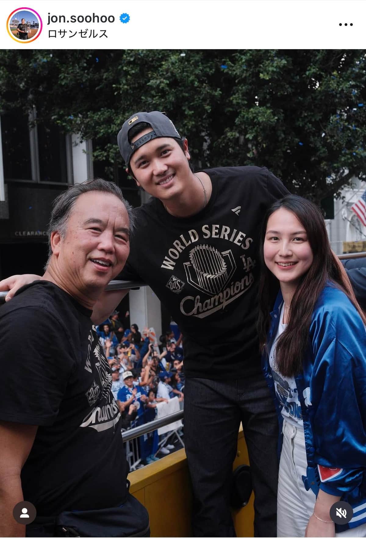 ジョン・スーフーさんのインスタグラム（＠jon.soohoo）より
