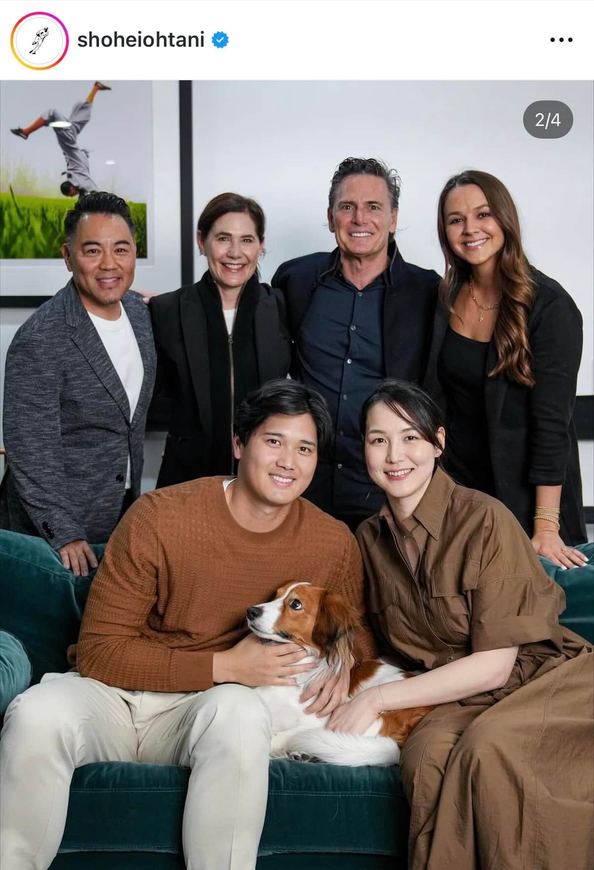 大谷翔平選手のインスタグラム（＠shoheiohtani）より