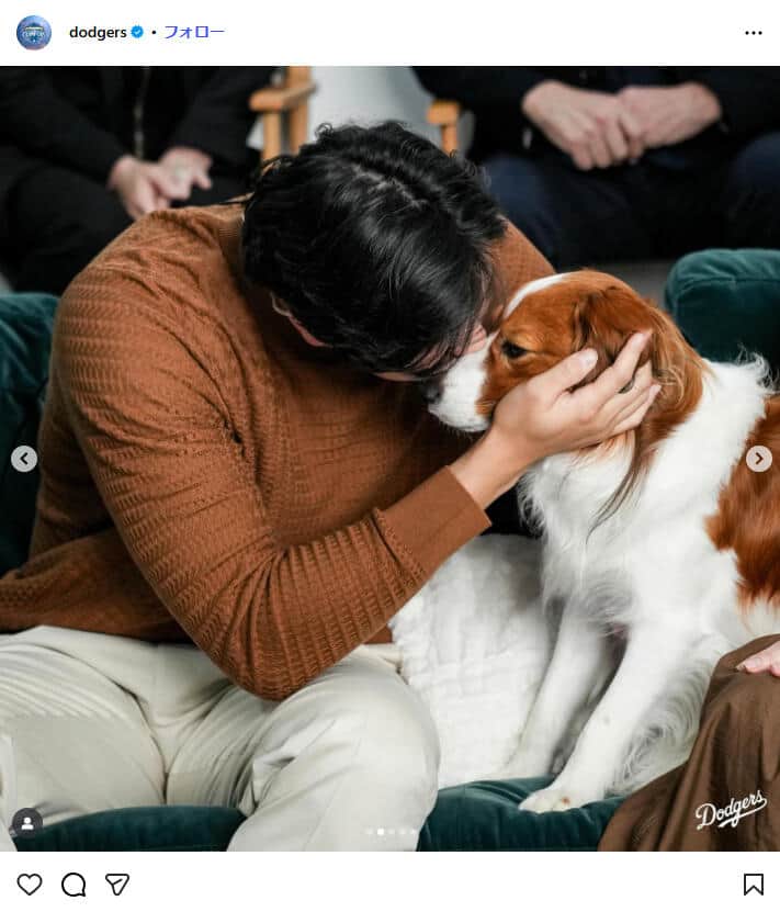 ドジャース公式インスタグラム（＠dodgers）より