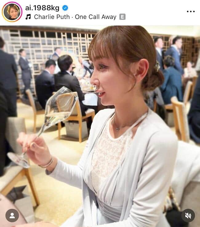 加護亜依さんのインスタグラム（＠ai.1988kg）より