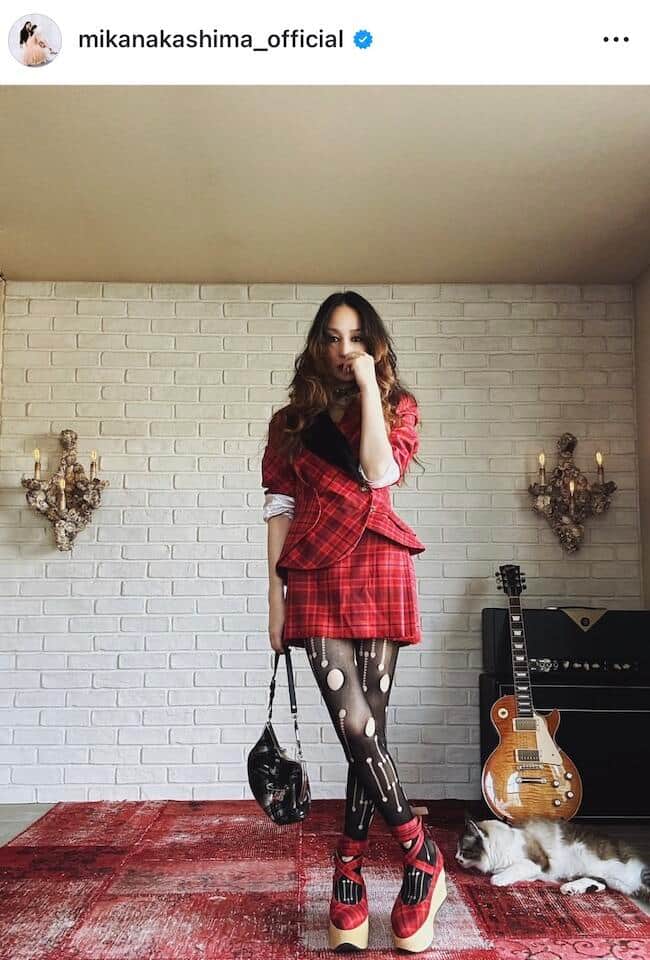 中島美嘉さんのインスタグラム（＠mikanakashima_official）より