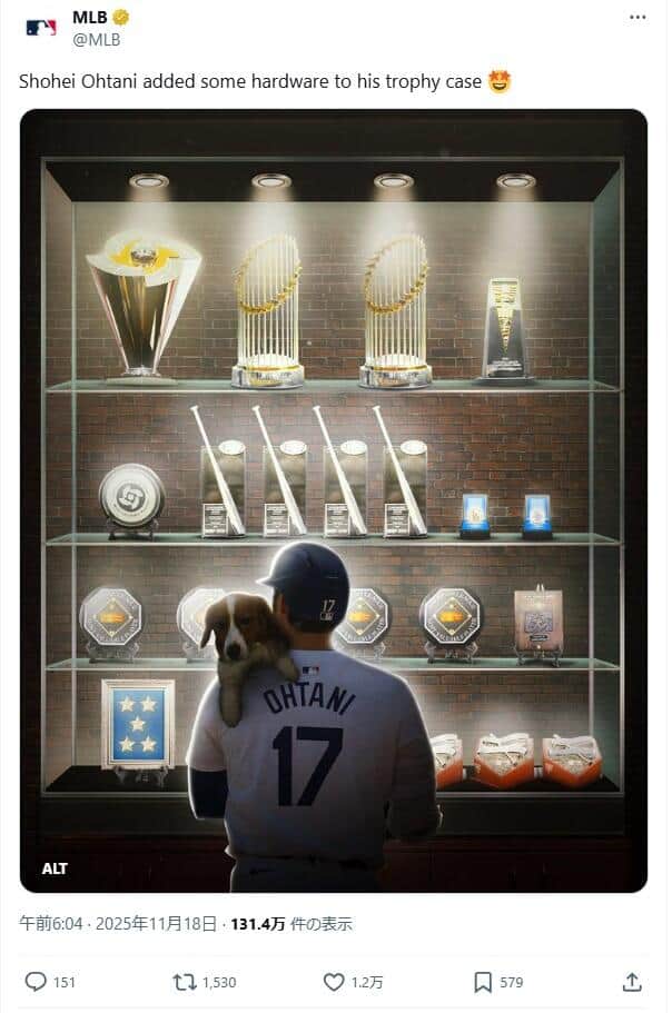 MLB公式X（＠MLB）より