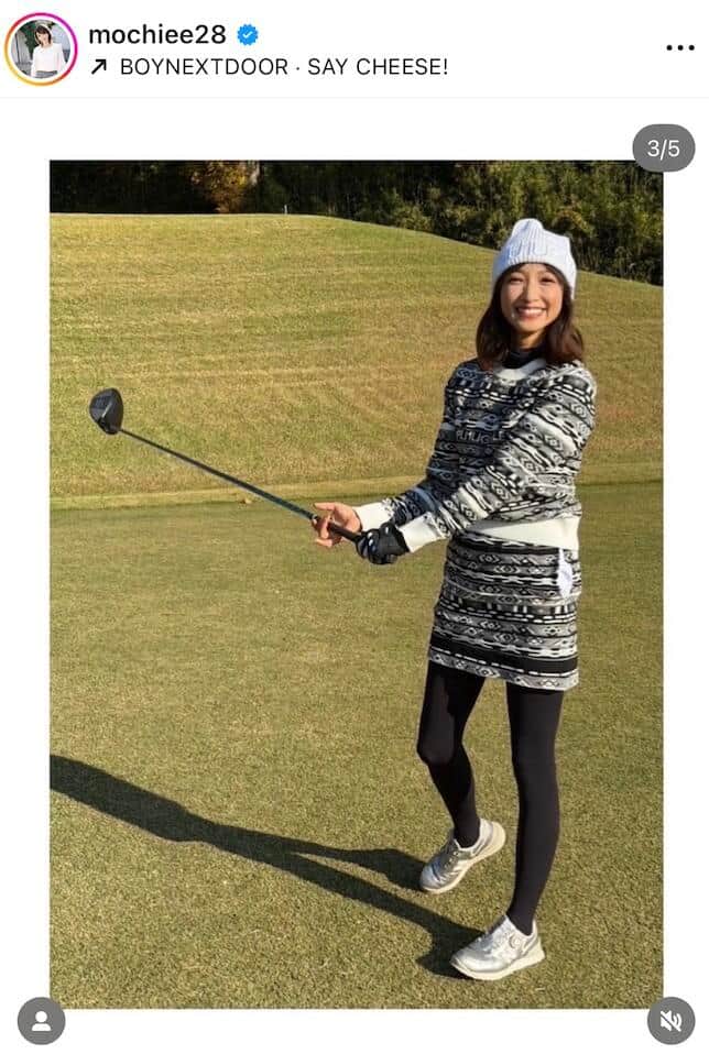 望月理恵さんのインスタグラム（＠mochiee28）より