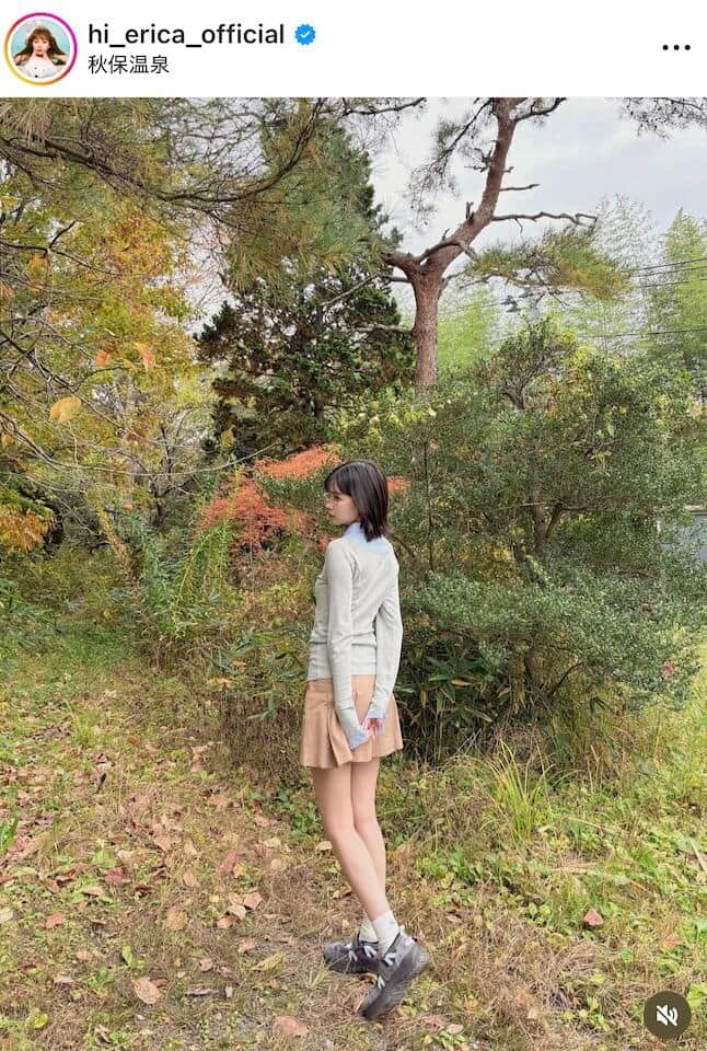 村上愛花さんのインスタグラム（＠hi_erica_official）より